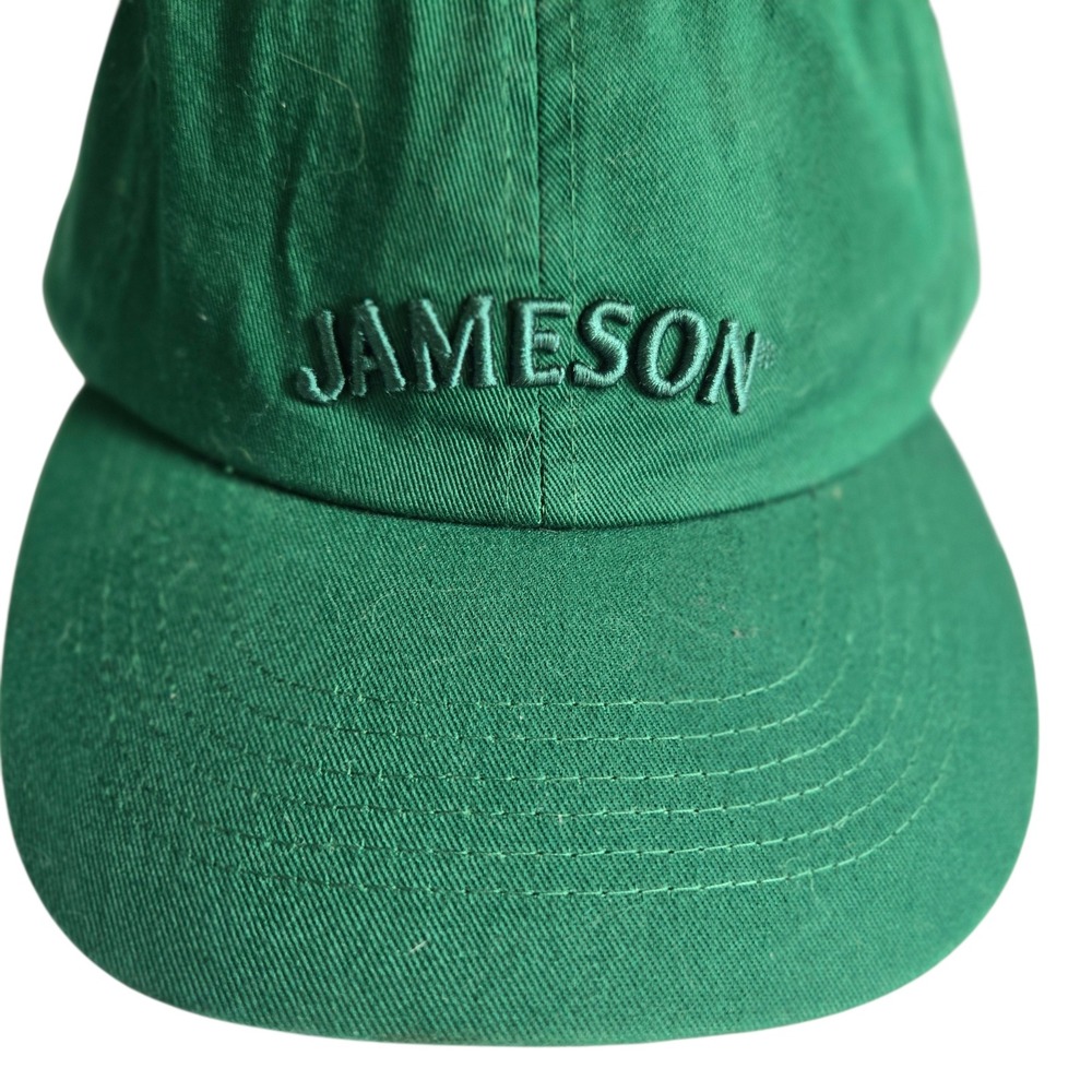 Jameson Irish Whiskey Green Cotton Embroidered Adjustable Baseball Cap Dad Hat